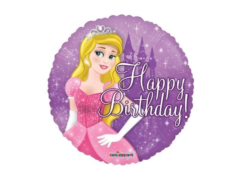 Princess Happy Birthday Folieballon