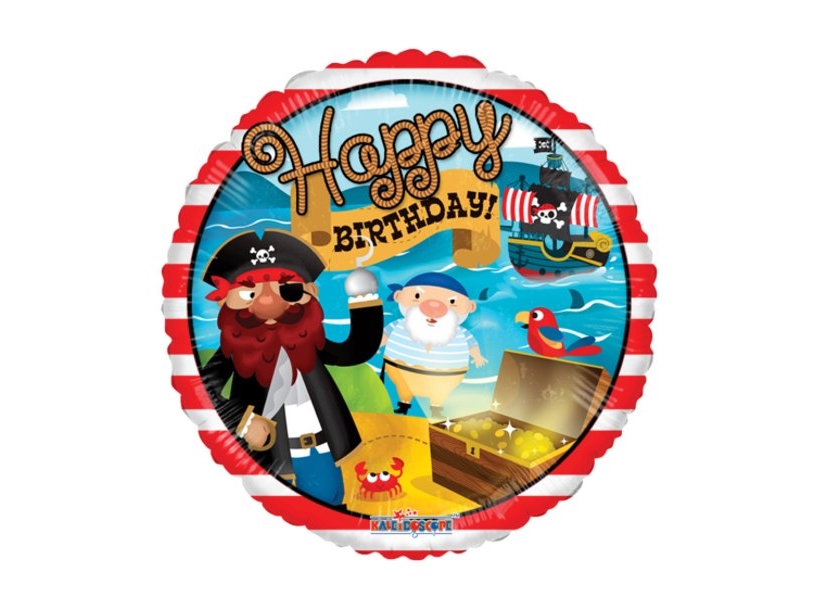 Happy Birthday Pirat Folieballon