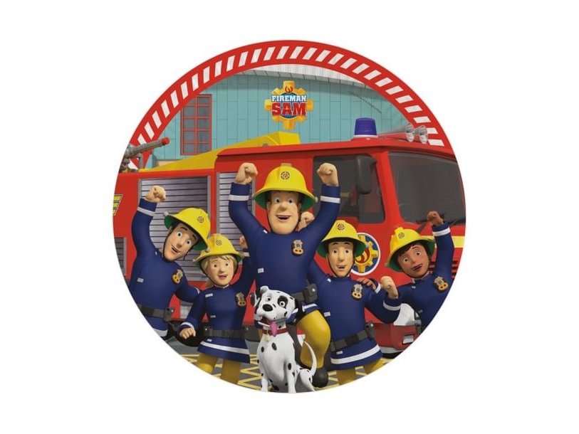 Feuerwehrmann Sam Teller, 23 Cm