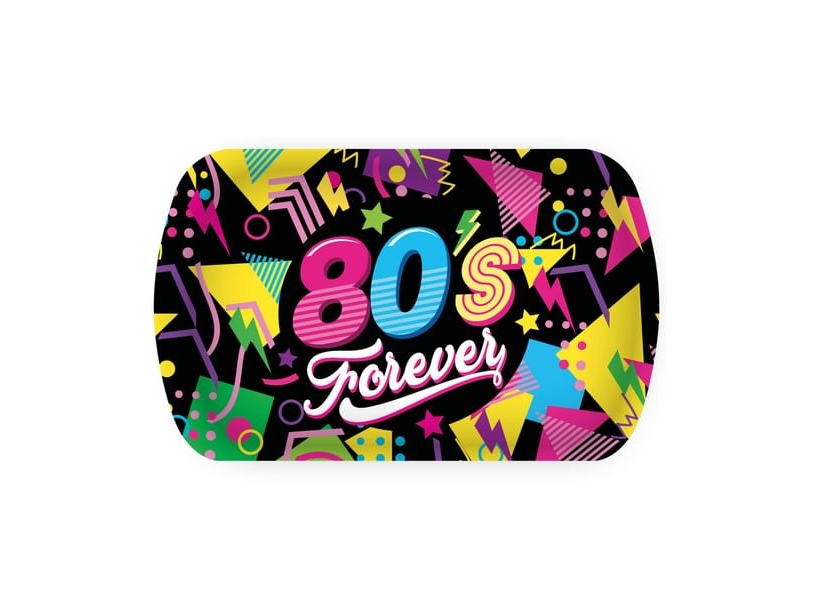 80'S Forever Serviertablett