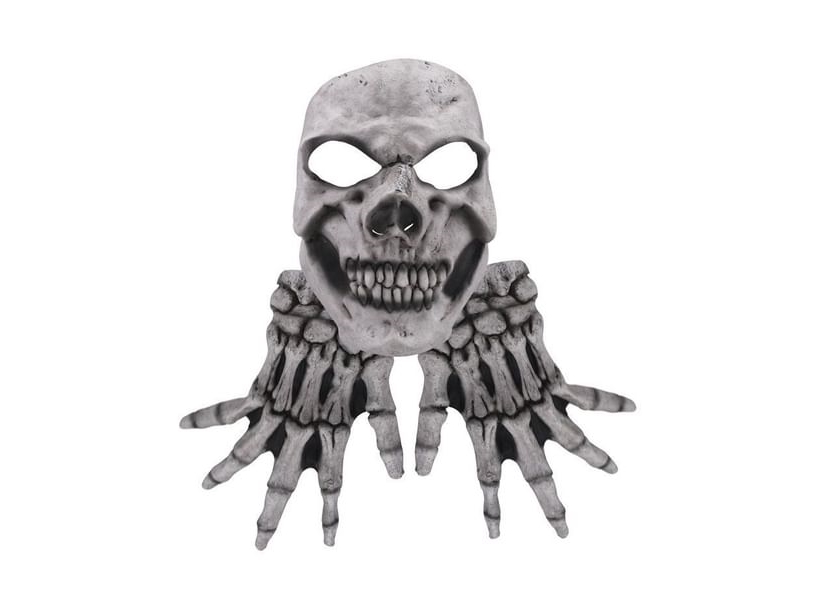 Totenkopfmaske Mit Händen