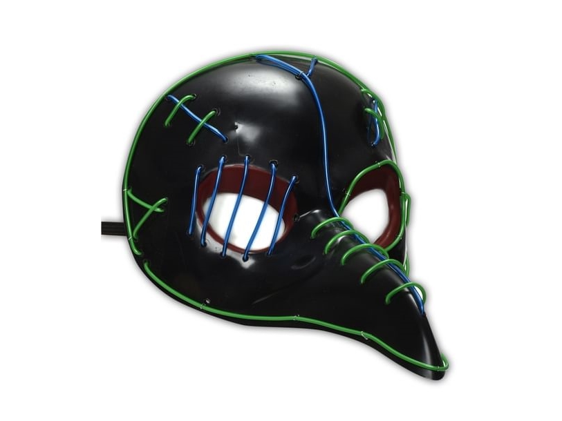 Pestlæge Maske Med Led Lys