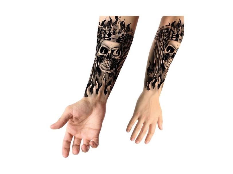 Totenkopf-Tattoo