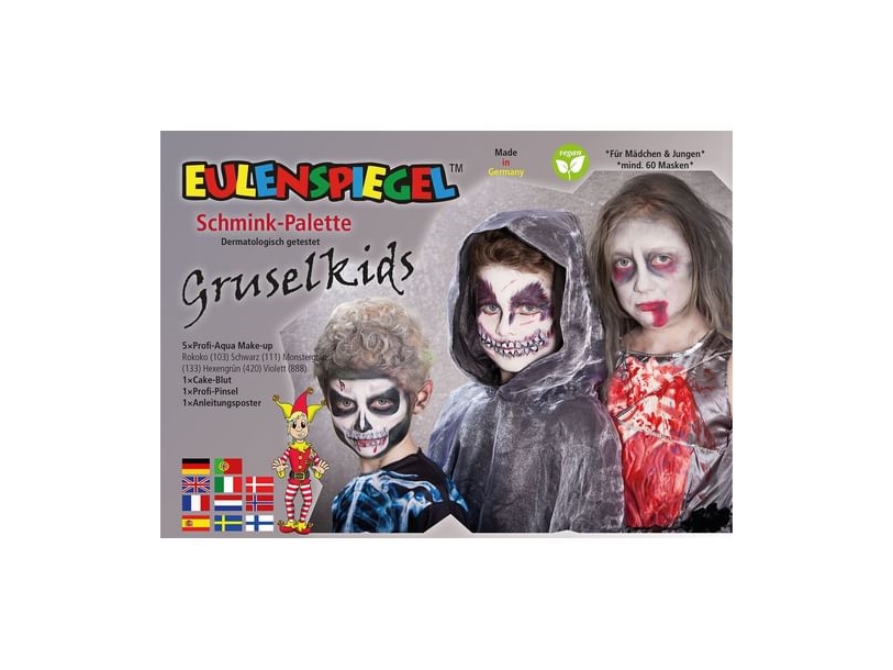 Eulenspiegel Monster Sminkepalette