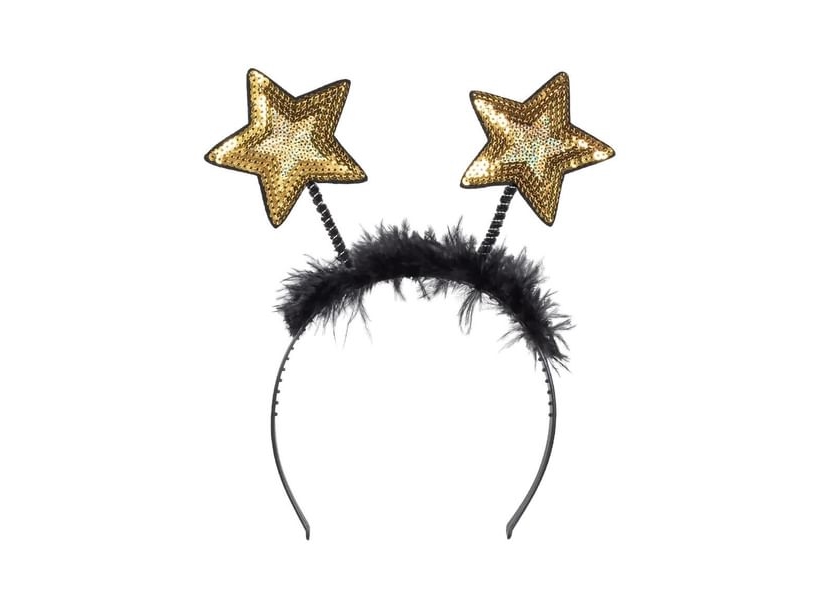 Hårklämma med guldstjärnor | Hårvård - Accessoarer för hår - Håraccessoarer | GameStuff