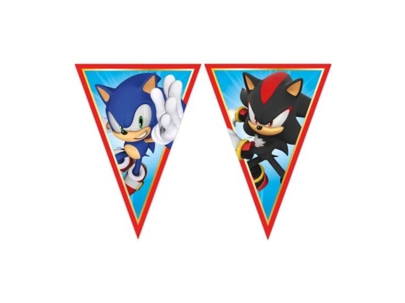 Sonic vimpelgirlang | Skola & Hobby - Festdekorera - Ballonger | GameStuff