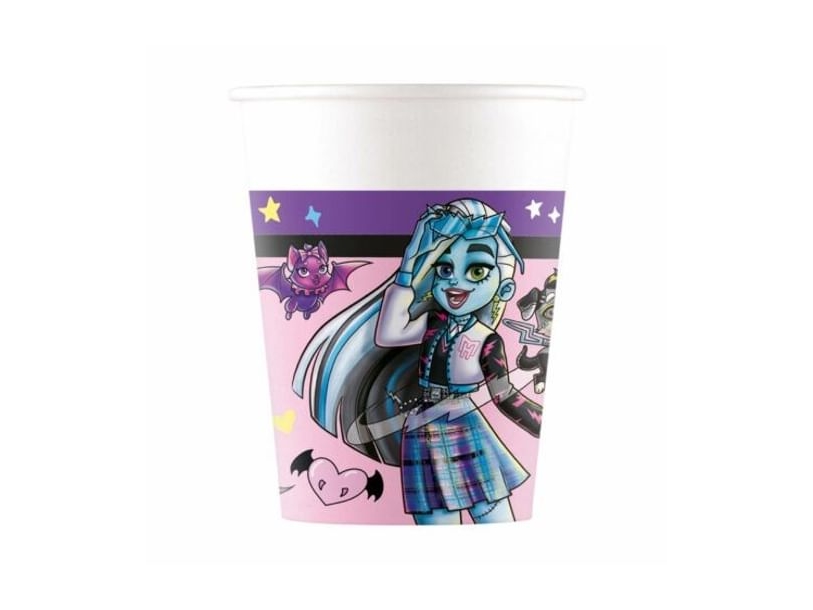 Monster High Pappbecher, 8 Stk