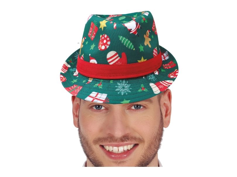 Grüne Weihnachtsmütze
