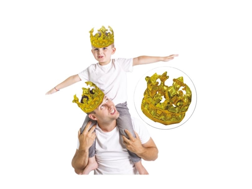 Krone Aus Goldfolie