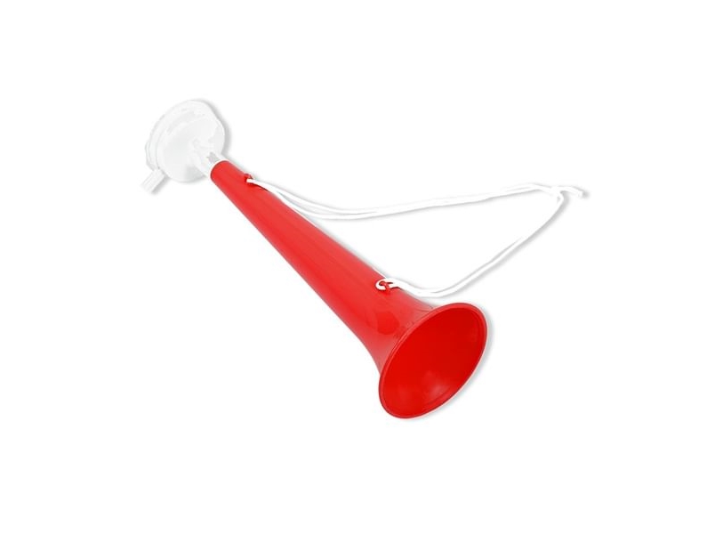 Rot-Weißes Party-Horn