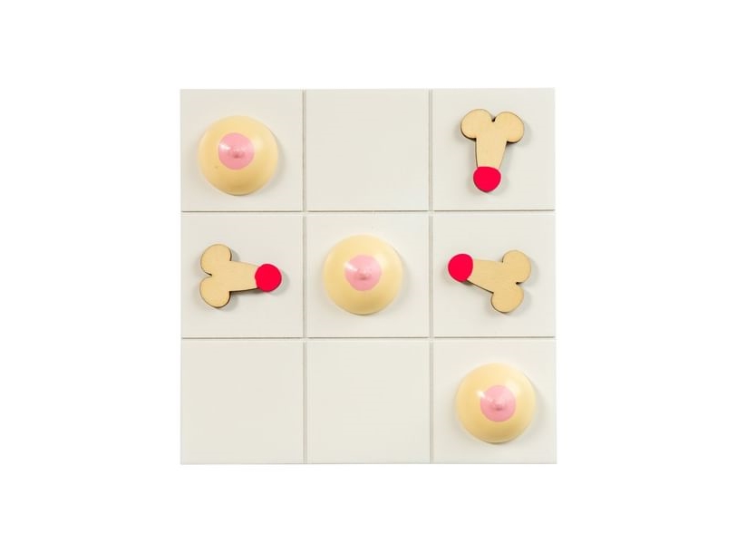 Freches Tic-Tac-Toe-Spiel