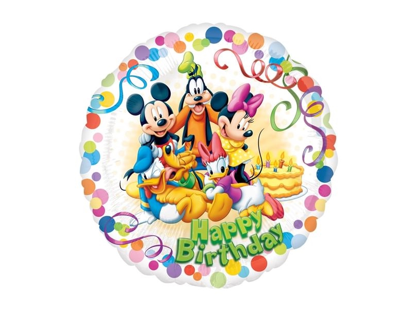 Mickey Mouse Og Venner Folieballon, 43 Cm