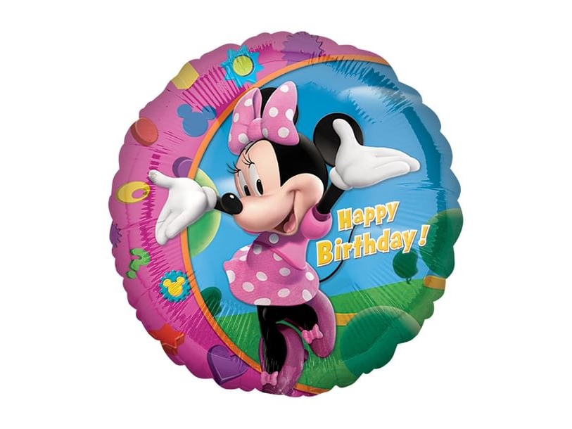 Minnie Happy Birthday Folienballon, 43 Cm