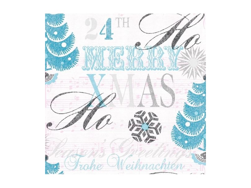 Juleservietter Xmas Greetings
