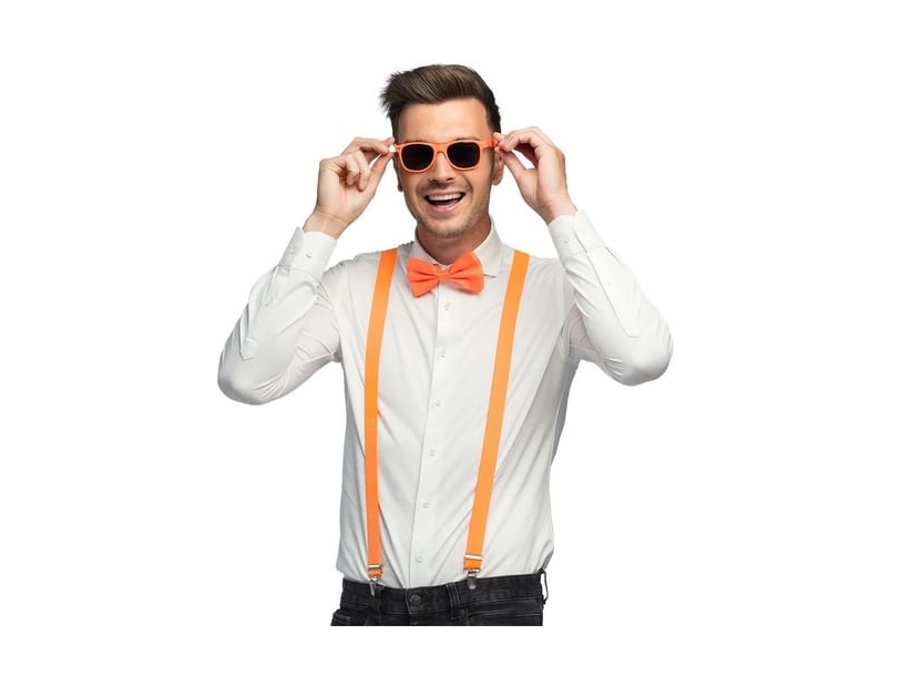 Neon orange udklædningssæt