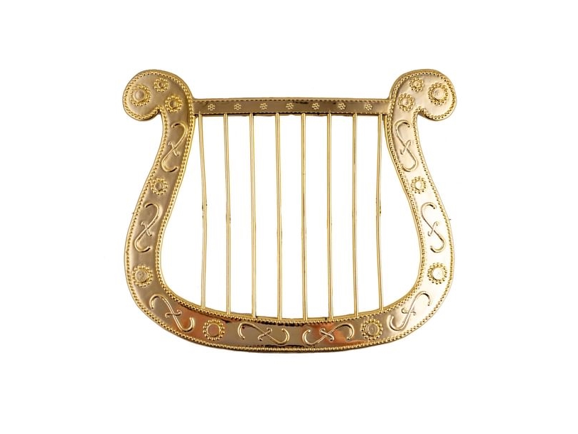 Goldene Engelsharfe