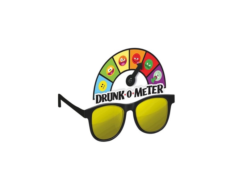 Betrunkene O-Meter-Brille