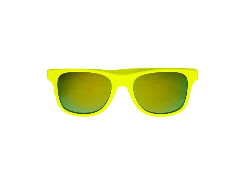 Neon gule 80er briller