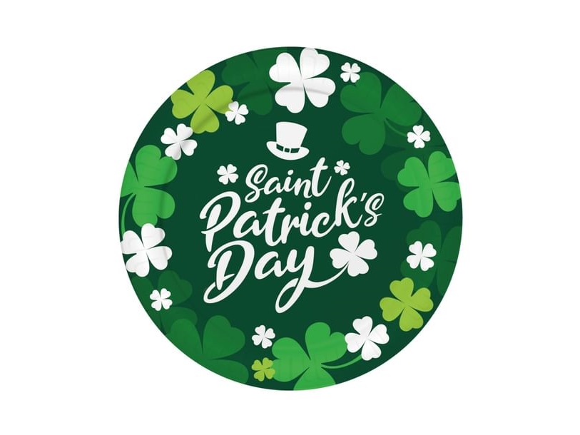 St. Patrick's Day Teller, 23 Cm