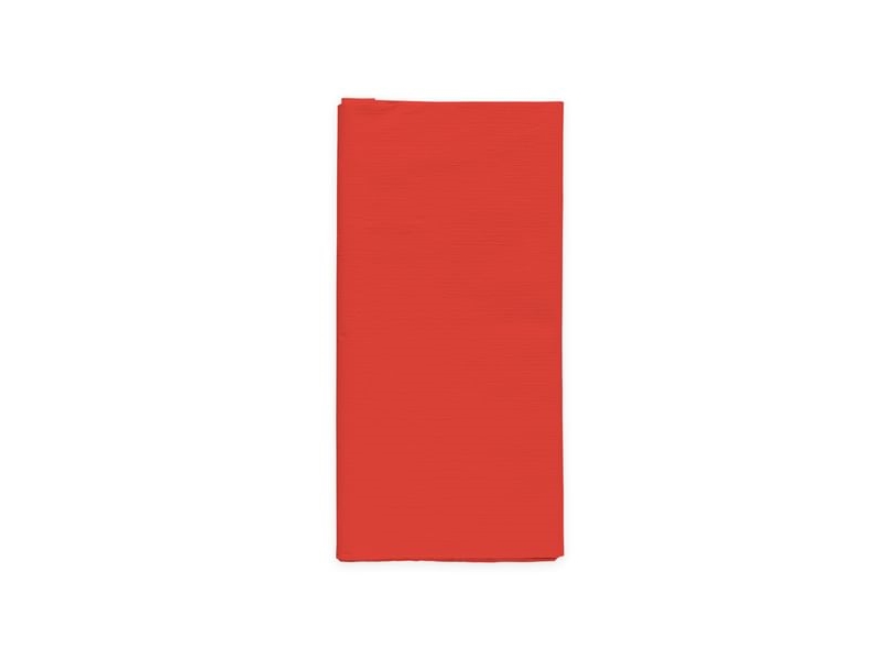 Rote Papiertischdecke