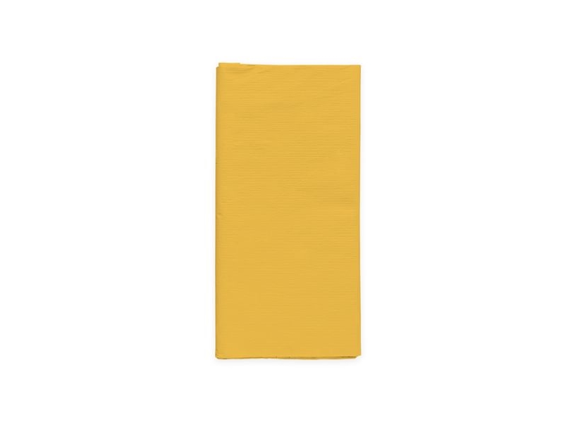 Gelbe Papiertischdecke