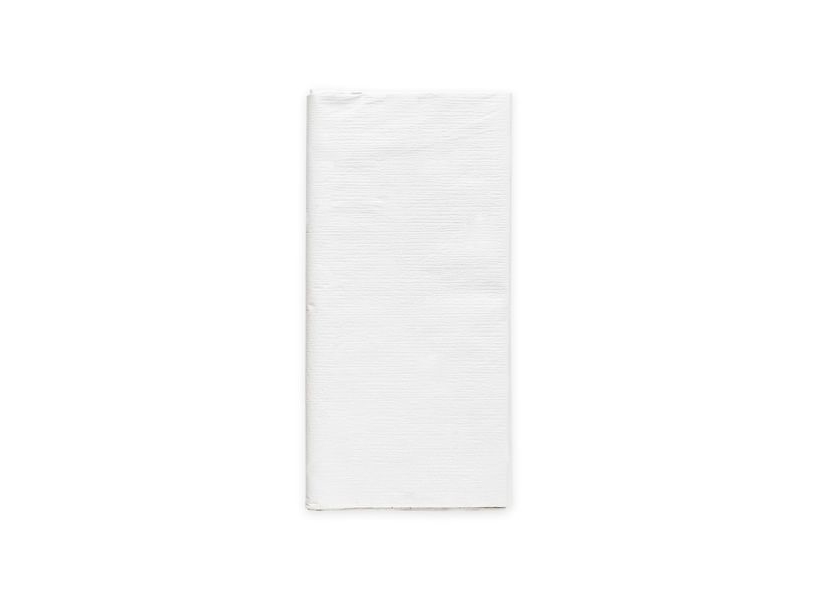 Weiße Papiertischtuch