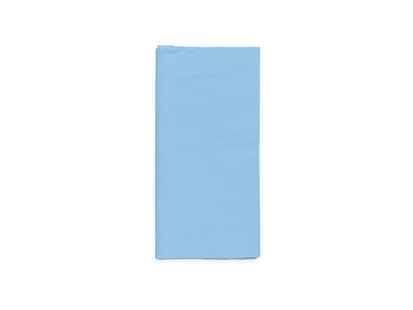 Hellblaue Papiertischdecke