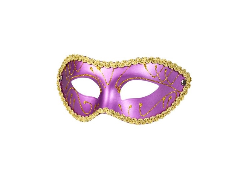 Halbmaske Gabriella Lila