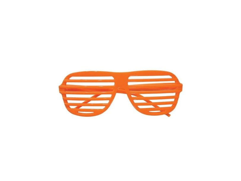 Neonorange Lamelbriller