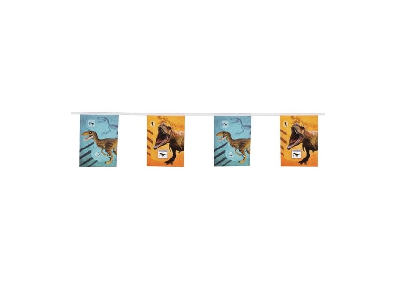 T-Rex-Flaggengirlande