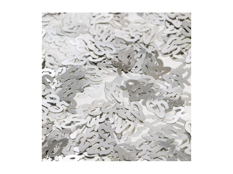Silber 25 Konfetti