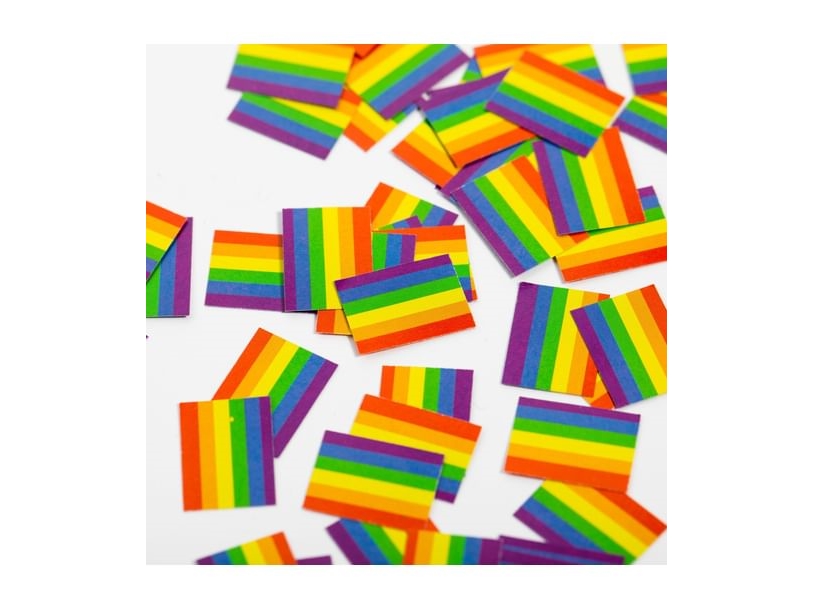 Konfetti Stolz-Flagge