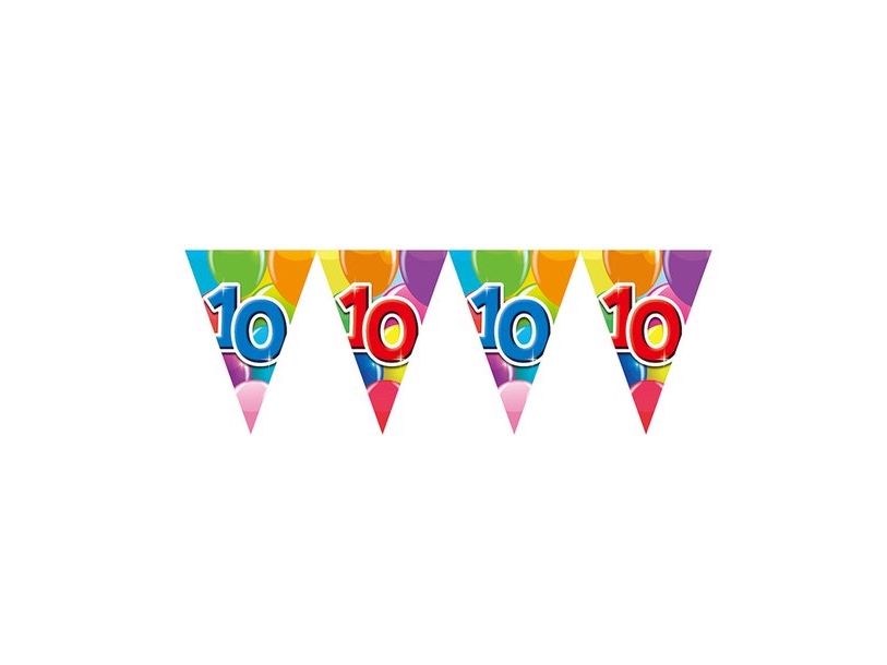 Wimpelgirlande 10 Mit Luftballons