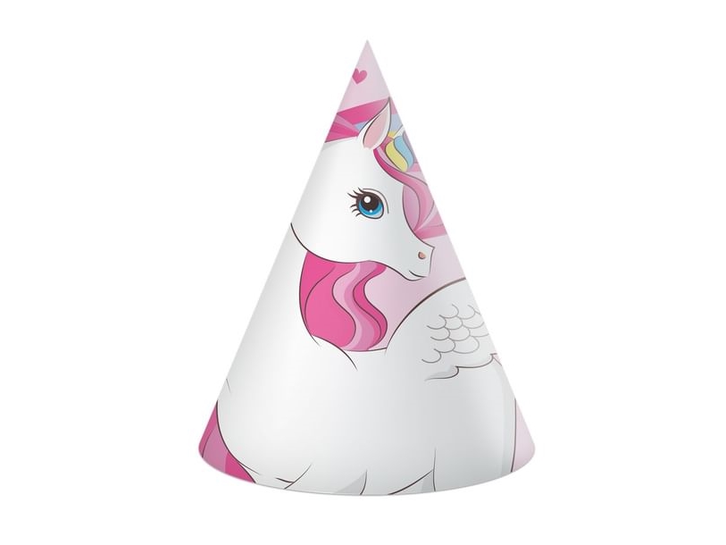 Regenbogen Einhorn Partyhüte