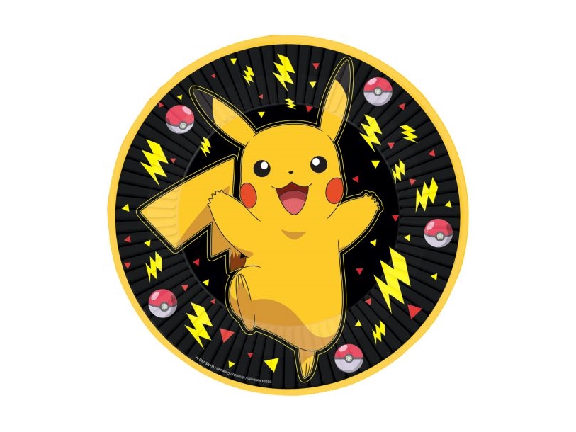 Pokemon Tallerkner, 23 Cm