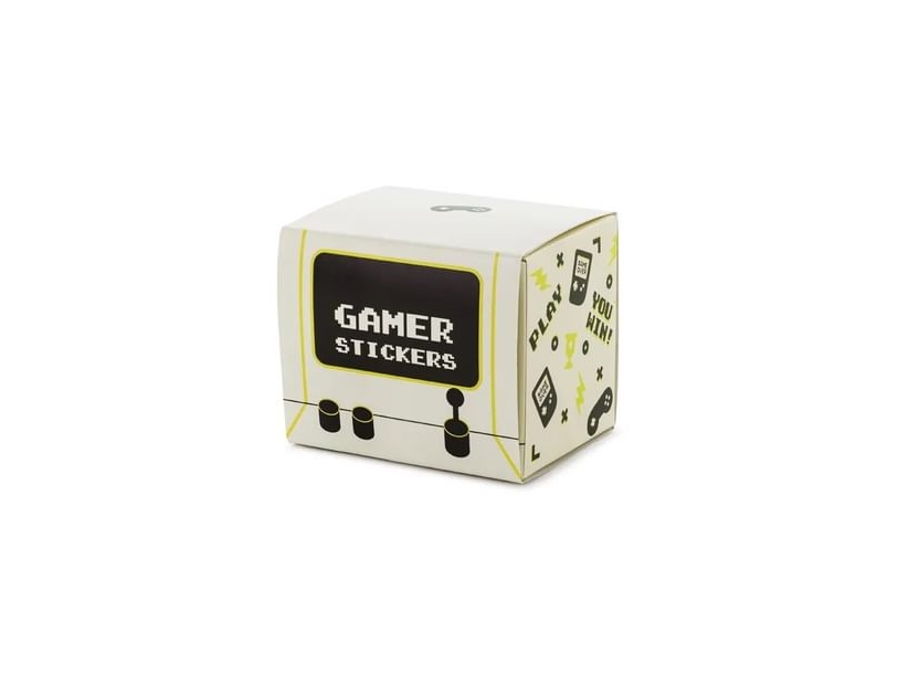 Boks Med Gamer Stickers
