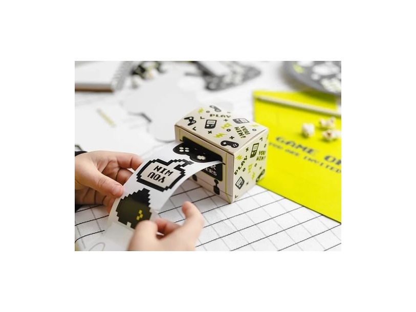 Boks Med Gamer Stickers