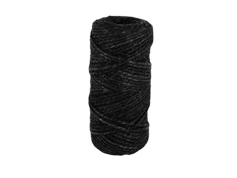 Schwarzes Juteband 35 M