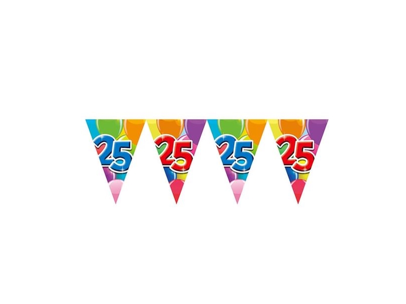 Wimpelgirlande 25 Mit Luftballons