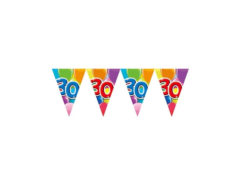 Wimpelgirlande 30 Mit Luftballons