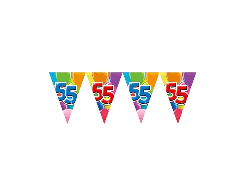 Wimpelgirlande 55 Mit Luftballons