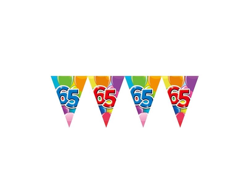 Wimpelgirlande 65 Mit Luftballons