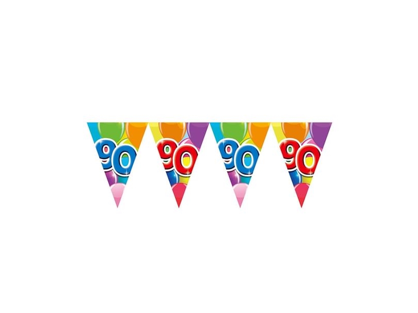 Wimpelgirlande 90 Mit Luftballons