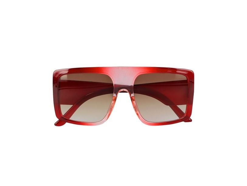 Rote Vintage-Brille