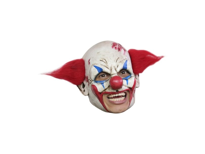 Klovnemaske med rødt hår | Leksaker - Rollek - Kostym | GameStuff