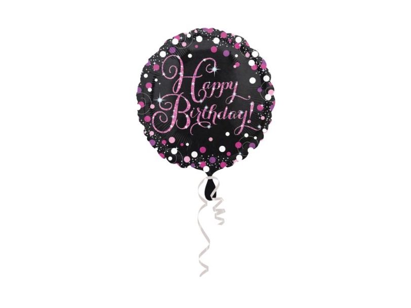 Folienballon Pink Sparkling