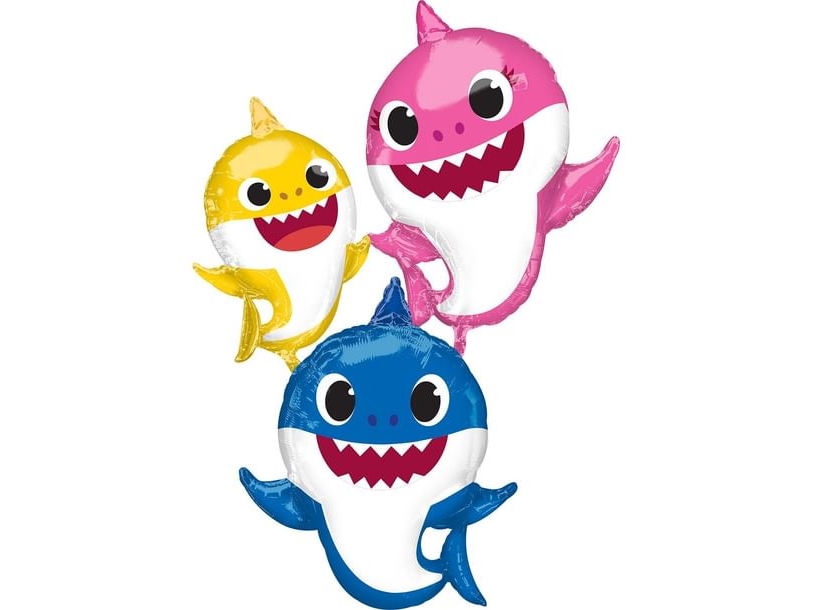 Baby Shark Folieballon Air Walker