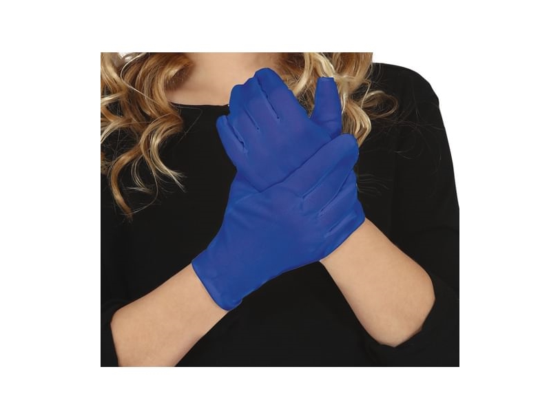 Blaue Kurze Handschuhe, Kinder