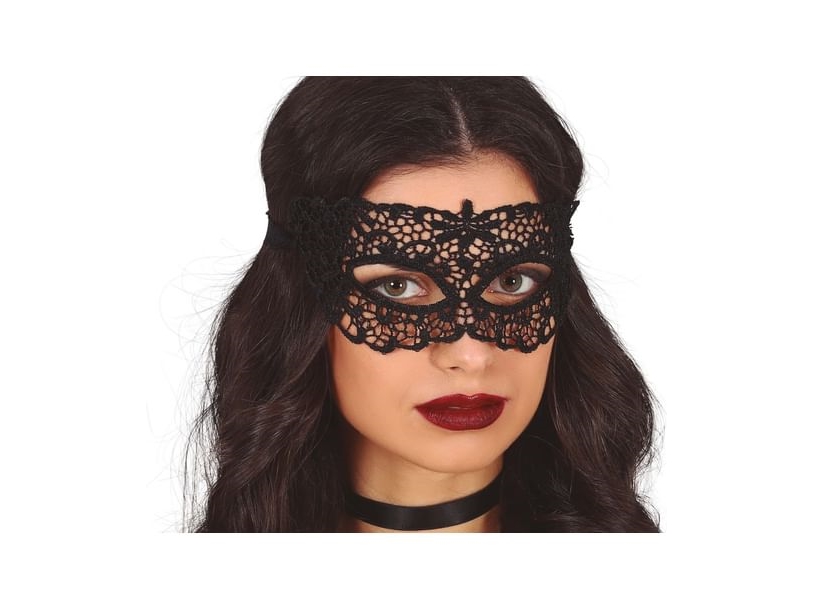 Sort Blonde Halvmaske
