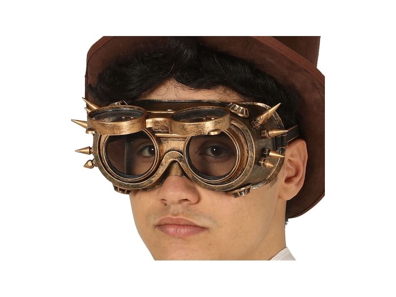 Steampunk Brille Mit Klappe